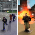Comparison of early and final graphics