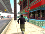 Jogging through Chinatown