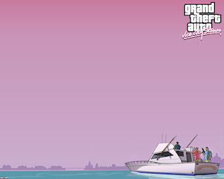 Vice City Stories PC Wallpaper  - Boat