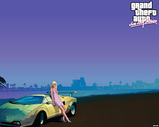 Vice City Stories PC Wallpaper - Girl & Car