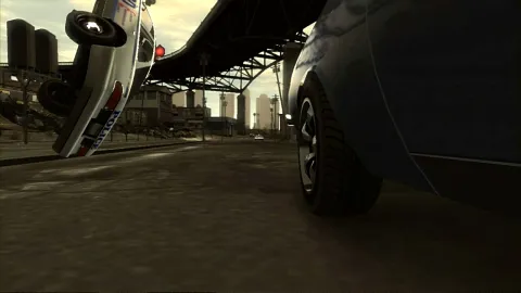 Flying cop car.