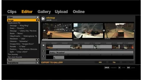 Video Editor Interface