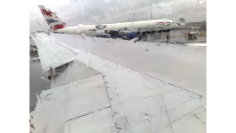 Heathrow Airport... Rain