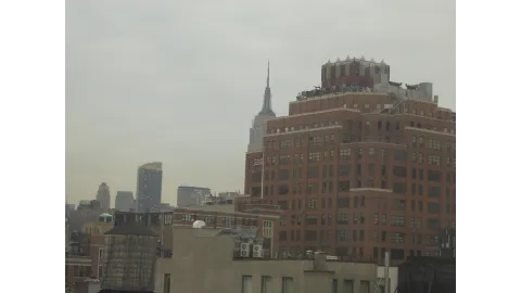 Empire State Building... View From The Hotel (Day Time)