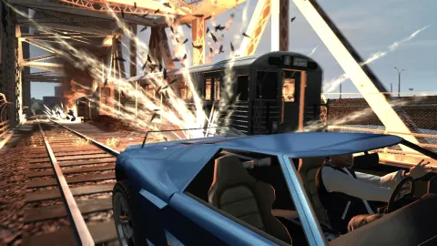 Exploding Train
