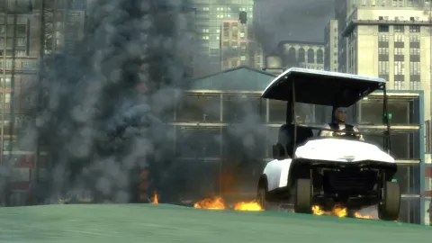 Game Of Golf Anyone? The Course Is On Fire Though...