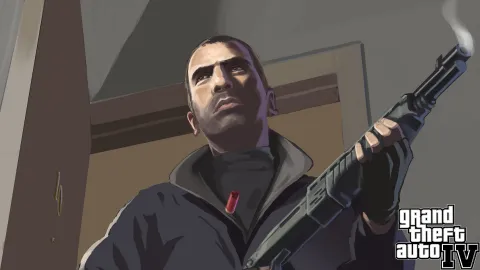 A GTA4 background perfectly suited for the Playstation 3.