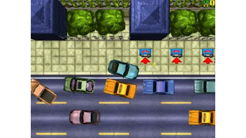 Traffic jam at the payphones!