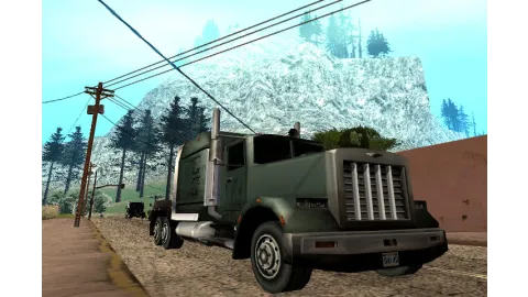A Trucker in Angel Pine