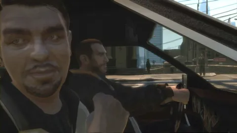 Niko concentrates on driving