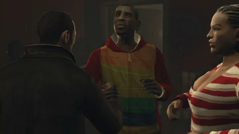 Niko meets a black guy