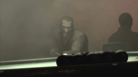 Niko Playing Pool