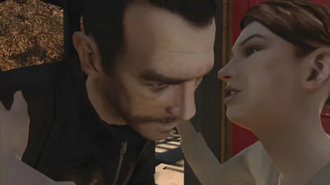 Niko's Girlfriend Kisses Him