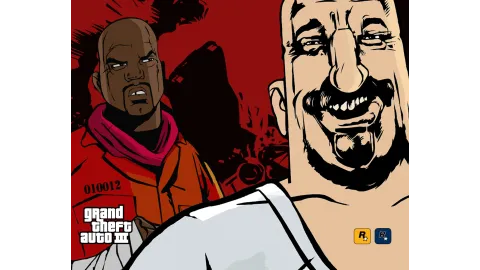 GTA 3 Desktop Artwork - 8-Ball and El Burro