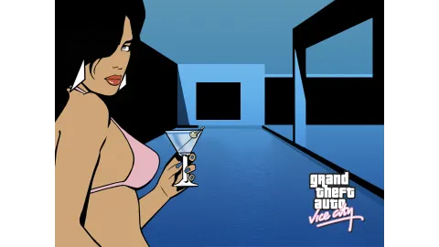 Bikini Girl Character Artwork