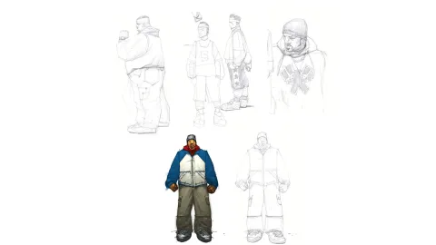 Character Sketches - Hoods