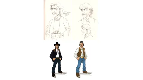 Character Sketches - Avery Carrington