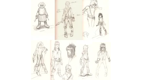 Character Sketches - Lovefist