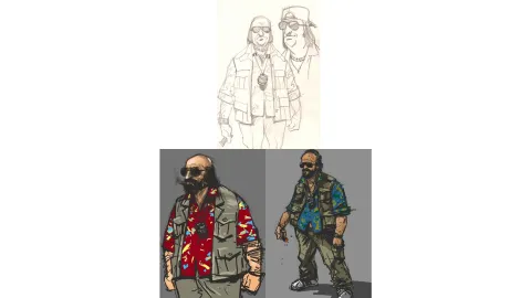 Character Sketches - Steve Scott