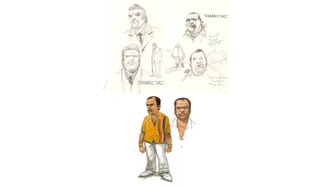 Character Sketches - Ricardo Diaz
