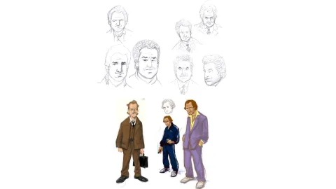 Character Sketches - Ken Rosenberg