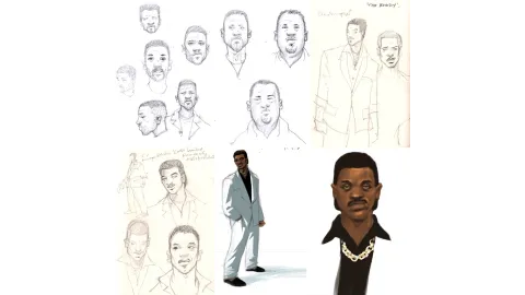 Character Sketches - Lance Vance