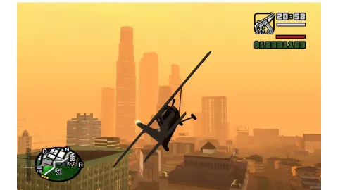 Sunset Stunt Plane