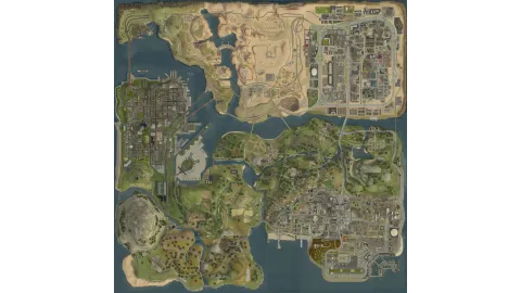 Detailed Aerial Map
