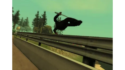 Ninja CJ jumping