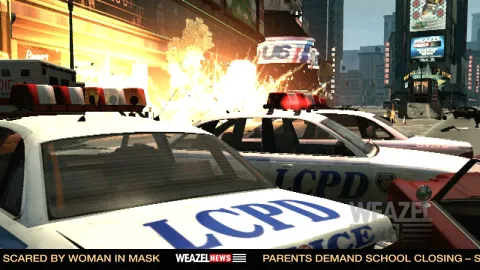 Exploding Bus