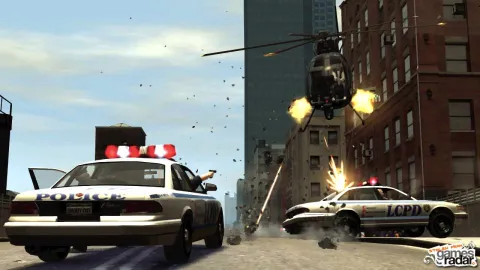 Helicopter VS Police Car