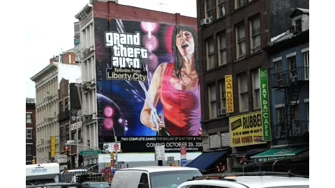 Episodes From Liberty City Mural #2