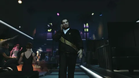 On The Phone In The Club