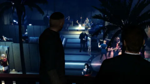 Tony Looks Out At His Club