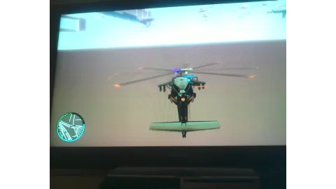 Flying under the map.