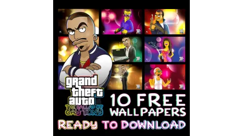 Simpson-style Gay Tony Wallpapers