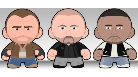 GTA IV Main Character Munnys by fatlittlenick