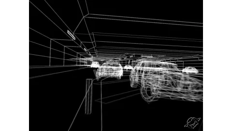 Tunnel chase (wire frame)