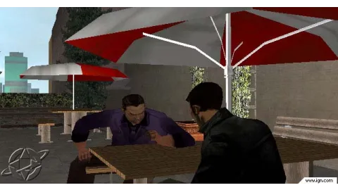 Talking business at the cafe