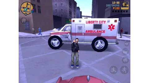 GTA III Mobile Modding: Big Wheel Ambulance