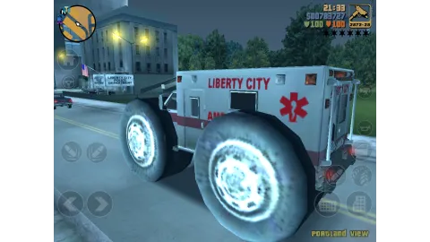 GTA III Mobile Modding: Big Wheel Ambulance 2