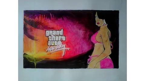Vice City Artwork by Yung_Pharoh