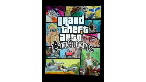 San Andreas Box Art by Yung_Pharoh