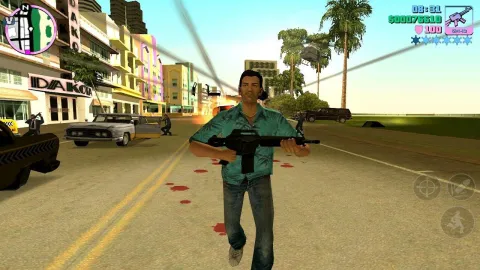 Tommy outrunning the law