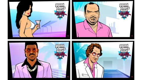 Vice City 10th Anniversary Artworks