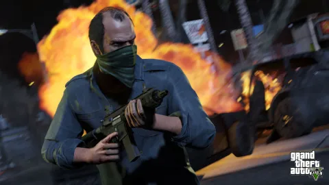 Trevor with a bandana