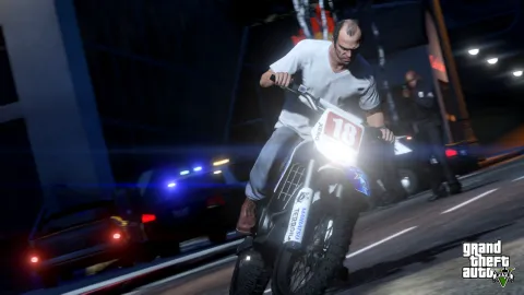Trevor flees on a Sanchez