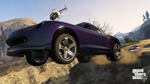 Purple Comet takes to the air