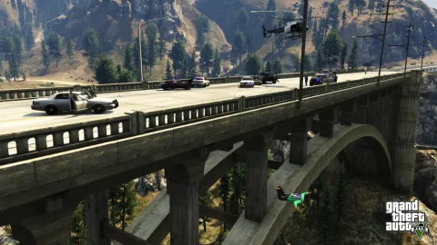 Ultimate escape off the bridge
