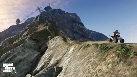 Trevor floors it down the mountain